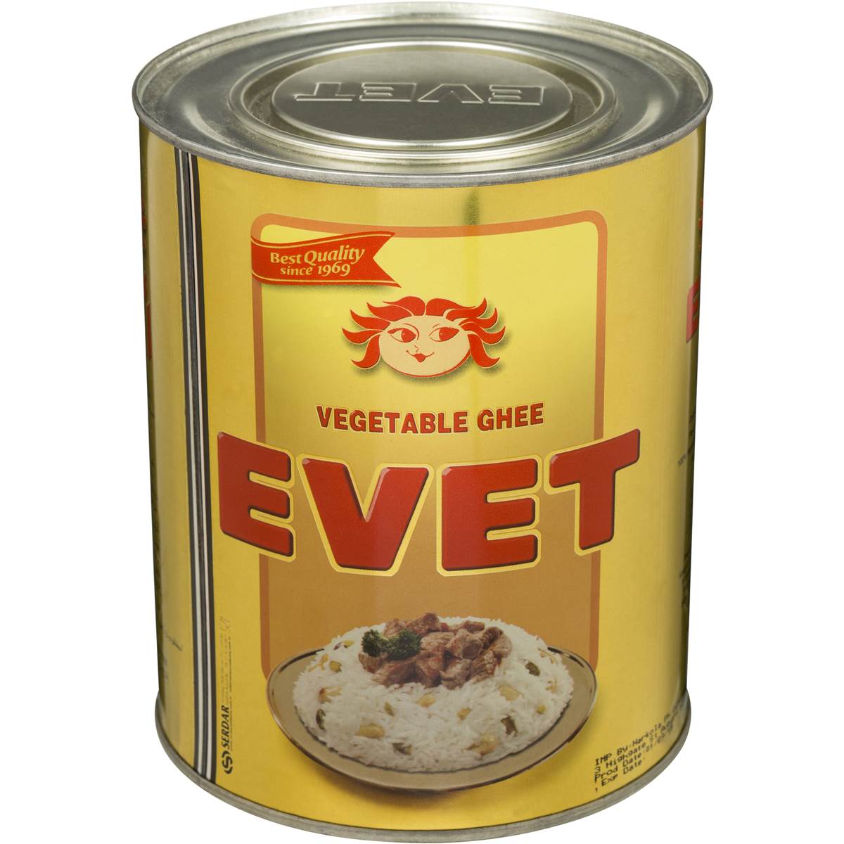 Evet Ingredients Vegetable Ghee 2kg Woolworths