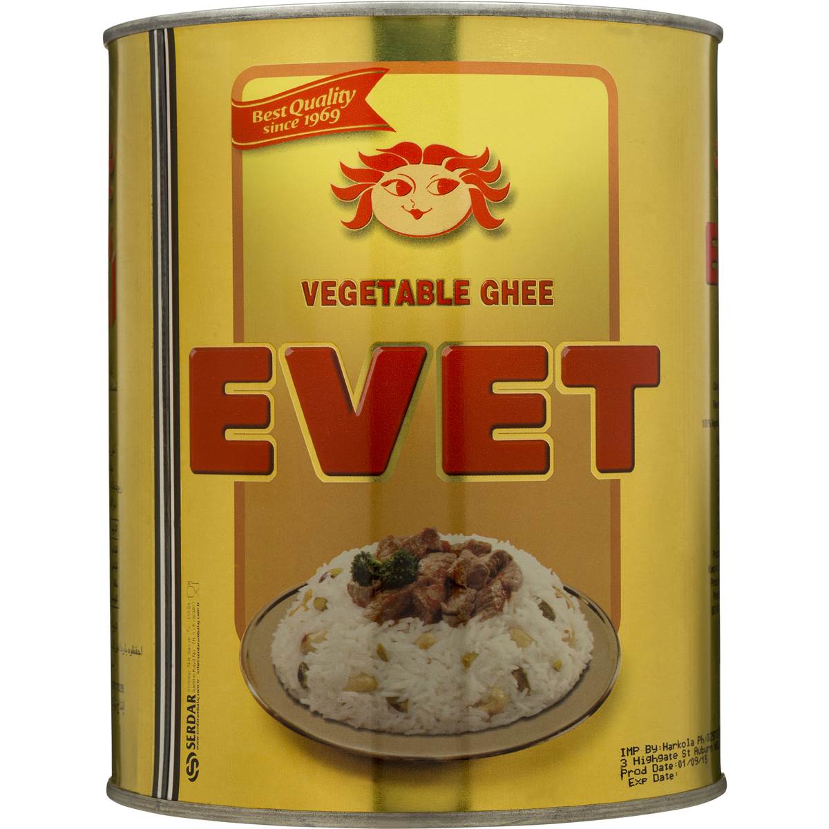 Evet Ingredients Vegetable Ghee 2kg Woolworths