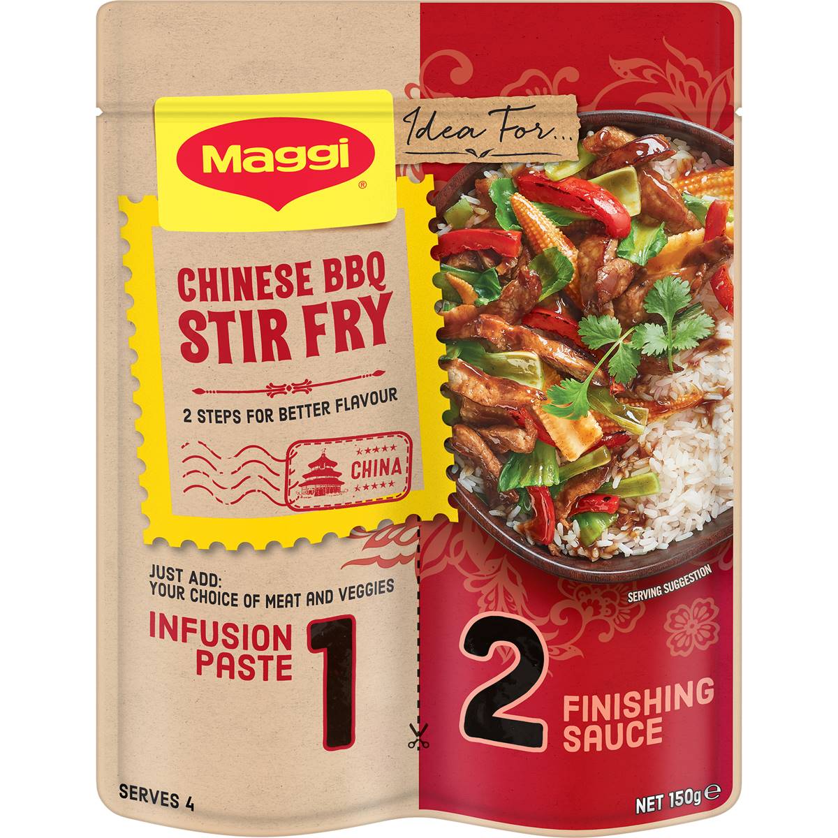Maggi Stir Fry Chinese Sticky Bbq Flavour 150g Woolworths