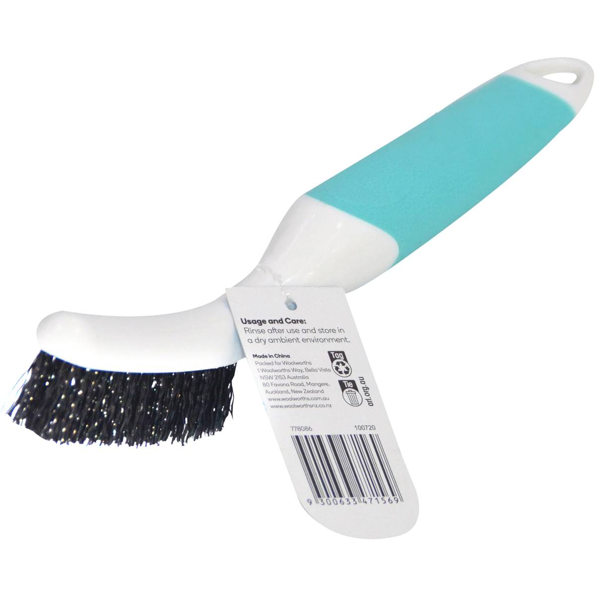 Essentials Tile & Grout Brush Each | Woolworths