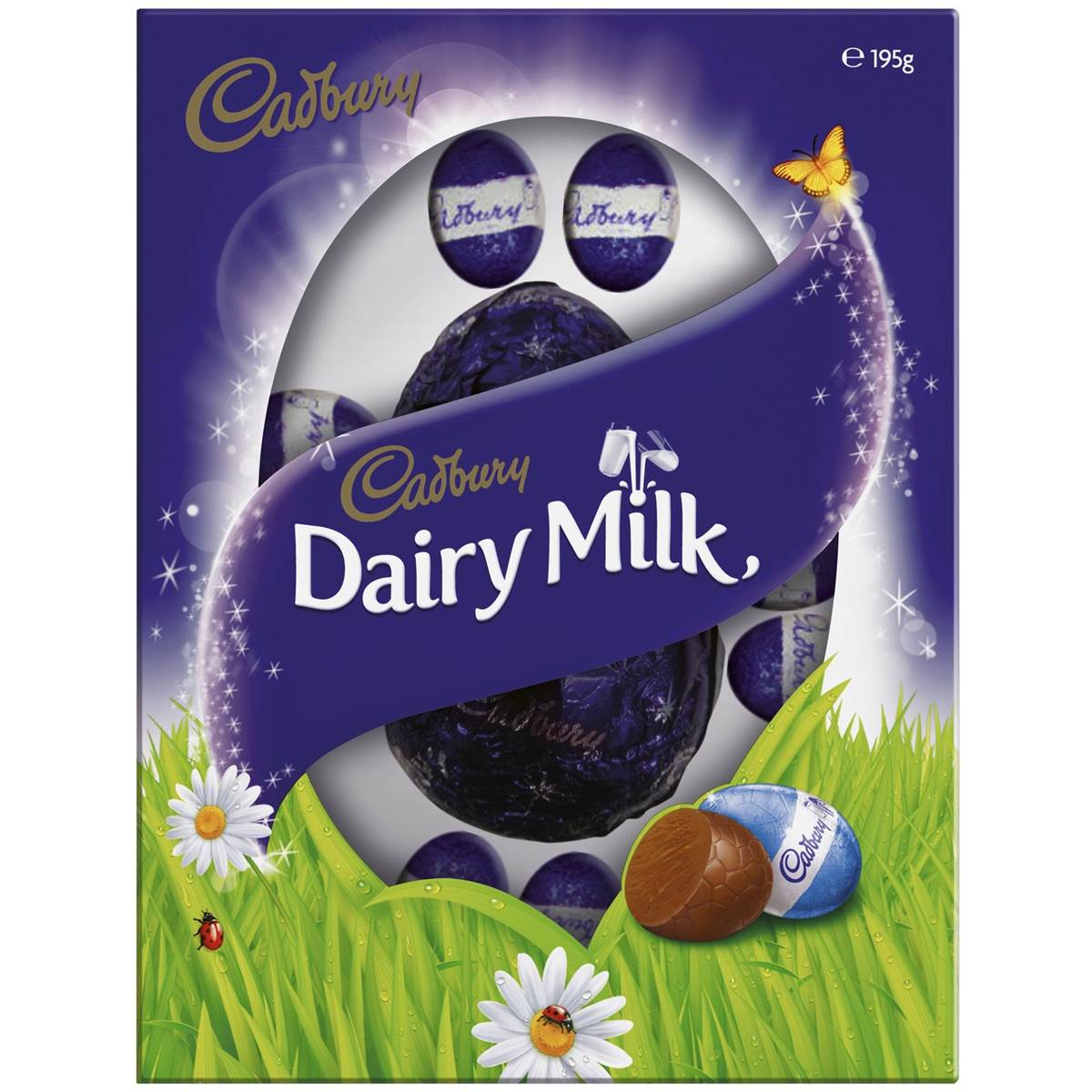 Cadbury Dairy Milk Easter Egg Gift Box 195g Woolworths
