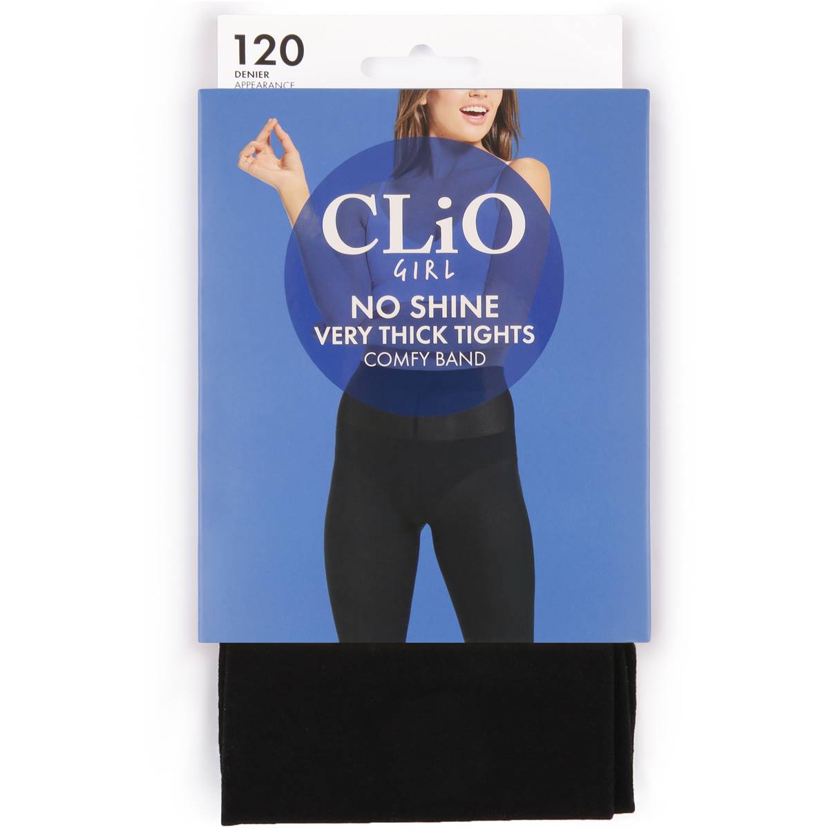 Clio Girl No Shine 120d Opaque Tight Black Tall