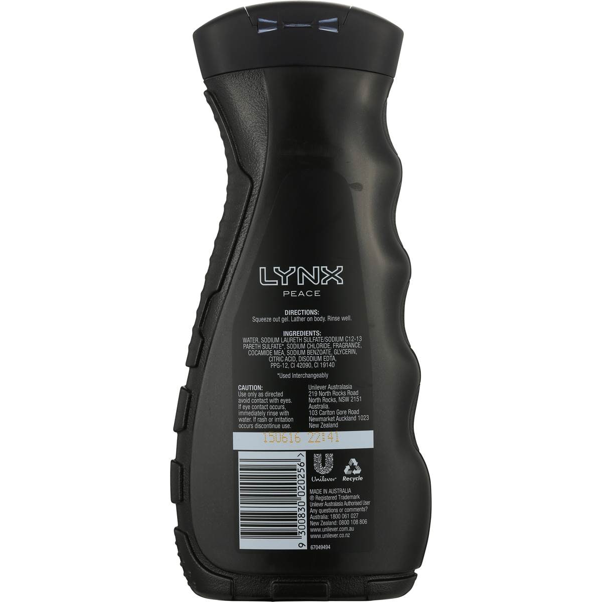 Lynx Body Wash Peace 400ml Woolworths