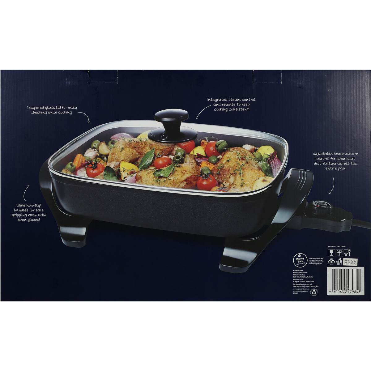 Adesso Appliance Electric Frypan Each | Woolworths