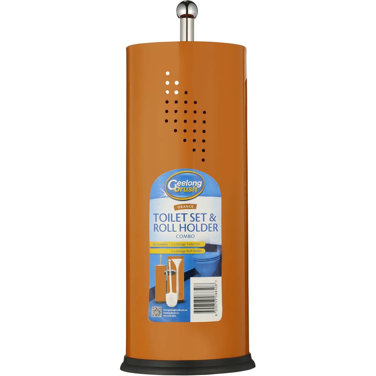 Geelong Brush Brush Toilet Set & Roll Holder Each Woolworths