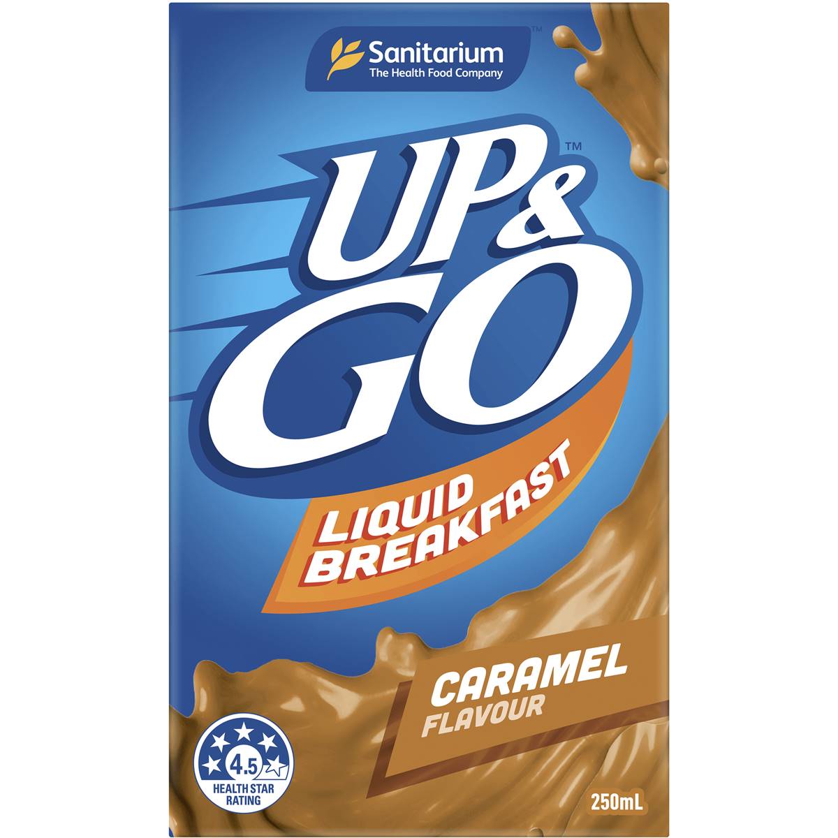 Sanitarium Up&go Caramel Liquid Breakfast 3x250ml Woolworths