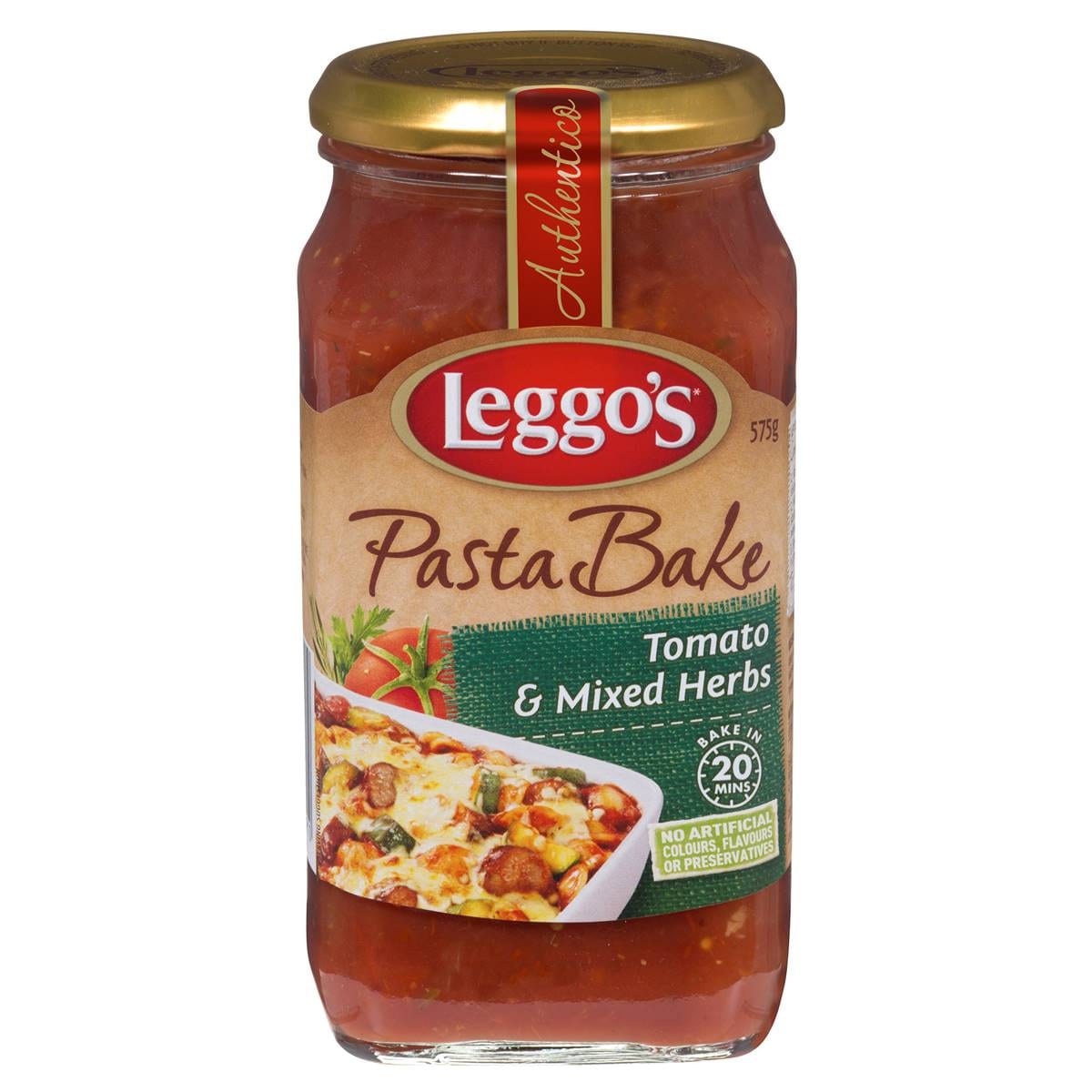 Leggos Pasta Bake Tomato And Herb 575g Woolworths