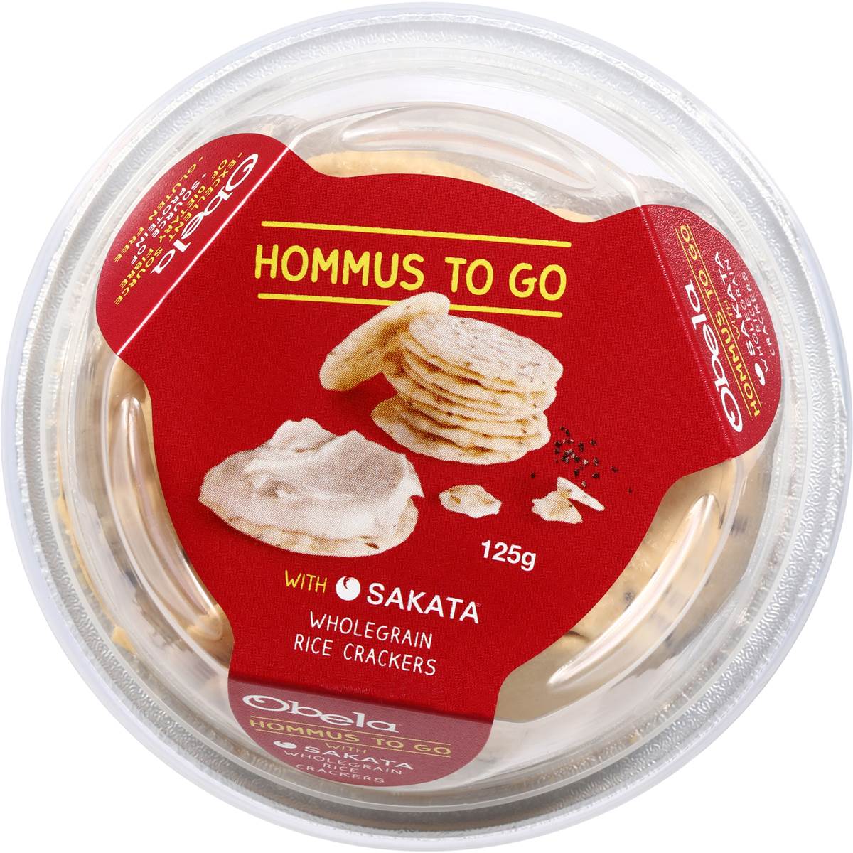 Obela Grab & Go Garlic Hommus 125g Woolworths