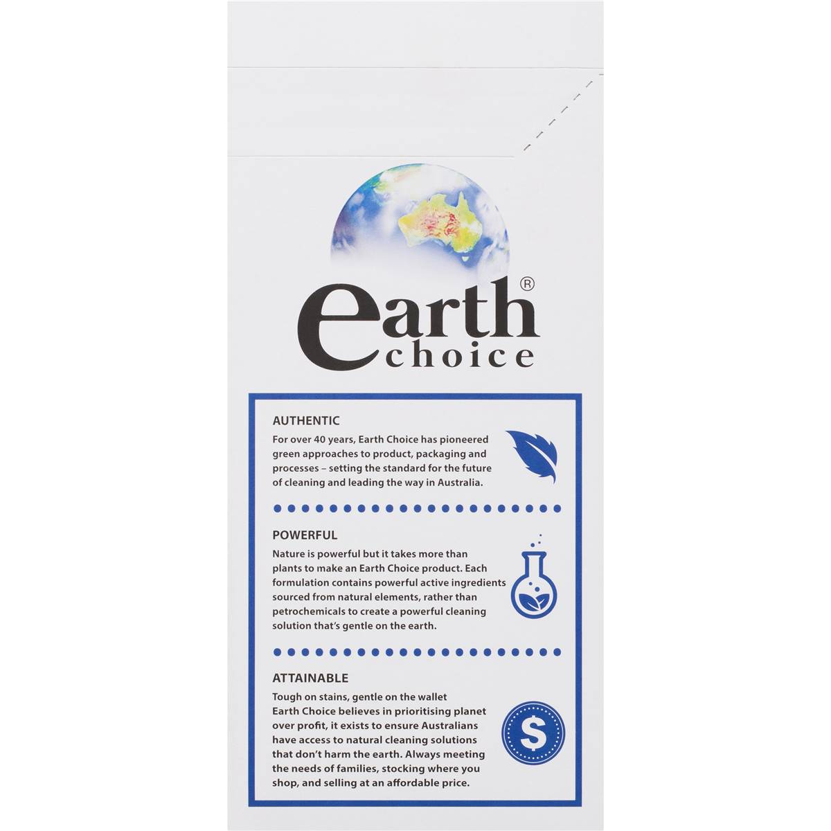 Earth Choice Front Loader Laundry Powder 2kg Woolworths