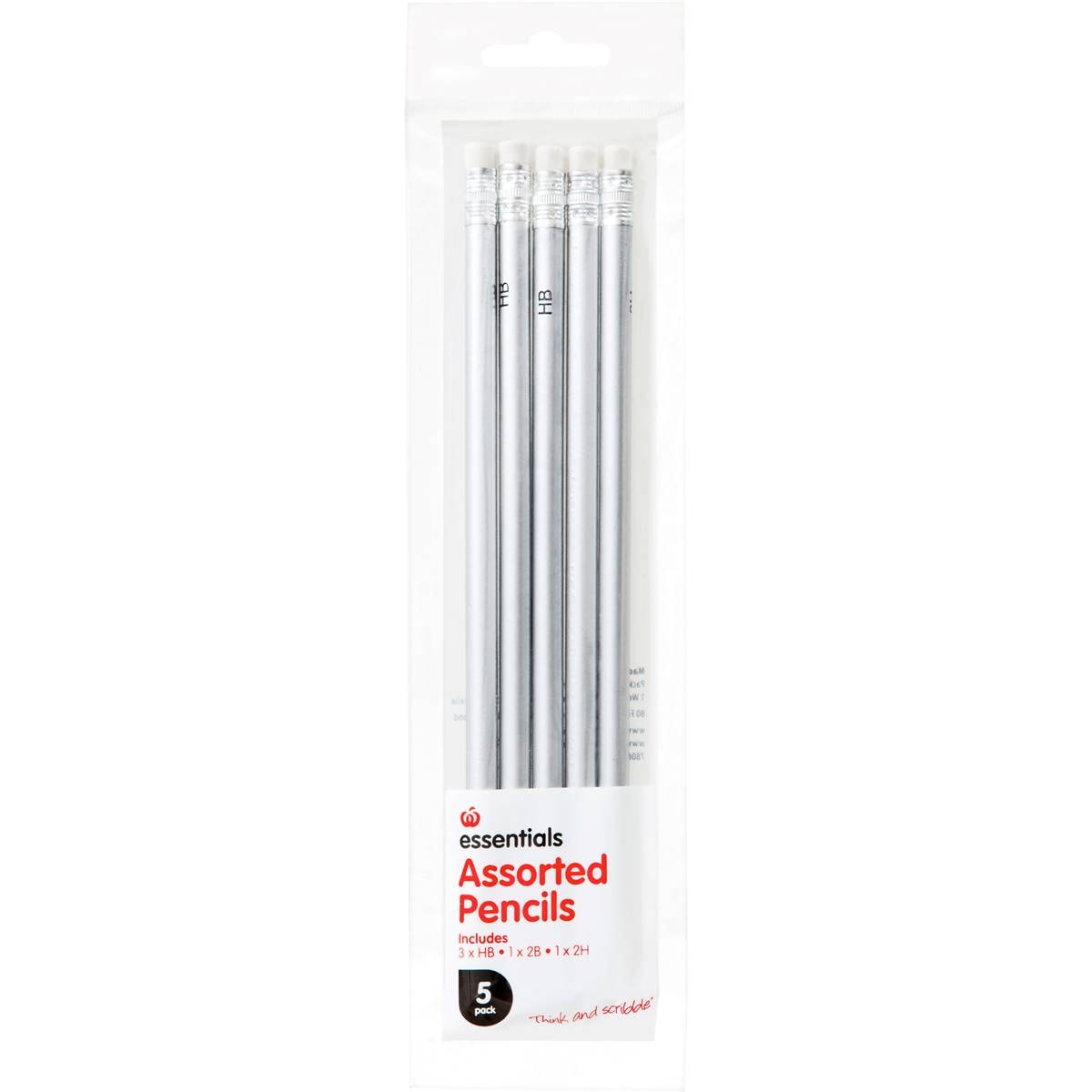 Essentials Pencil Lead 5 Pack Woolworths