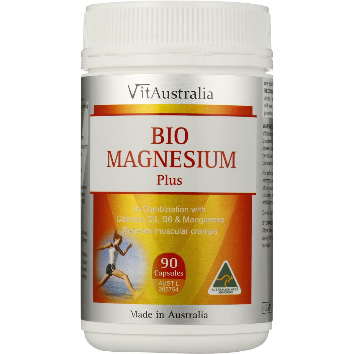 Vitaustralia Bio Magnesium 600mg 90 Capsules Woolworths
