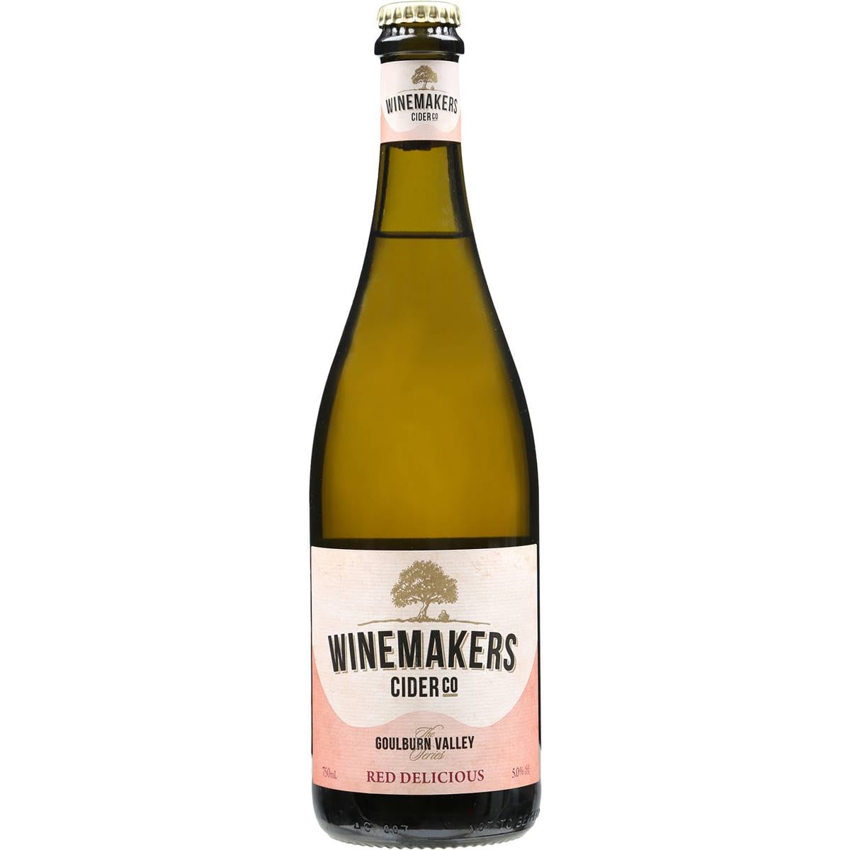Winemakers Cider Co. Apple Cider Sparkling Red Delicious Bottle 750ml