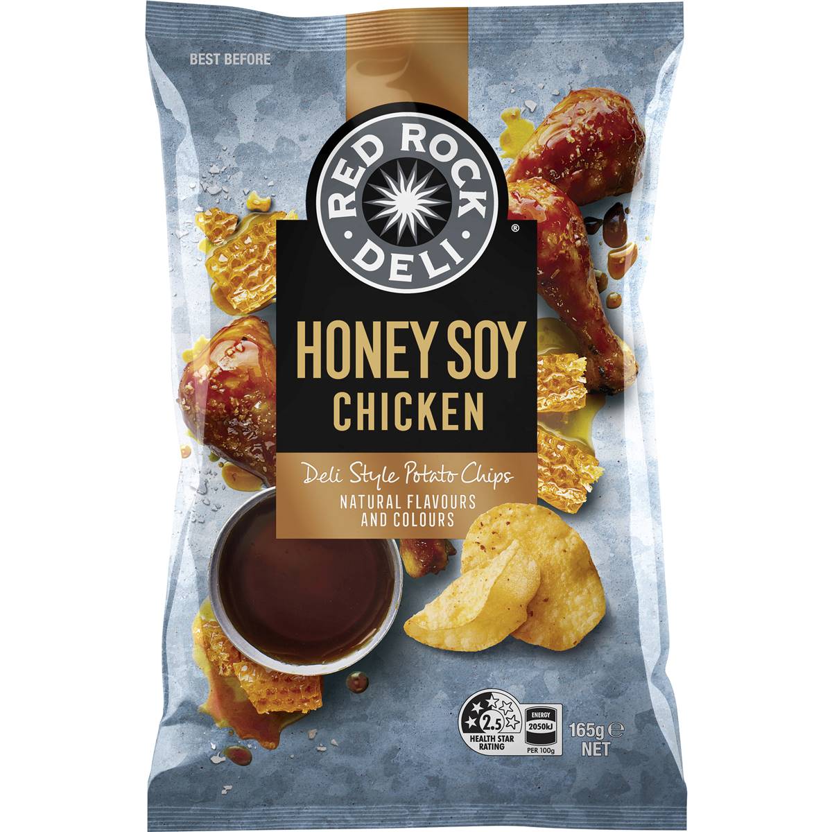 Red Rock Deli Potato Chips Honey Soy Chicken G Woolworths