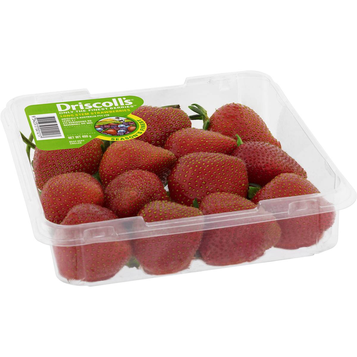 Driscoll's Long Stem Strawberry 400g Woolworths
