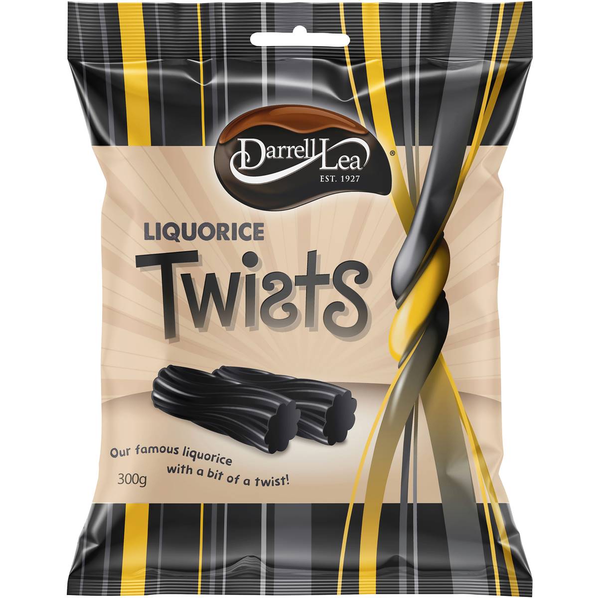 Darrell Lea Original Liquorice Twists 300g Woolworths