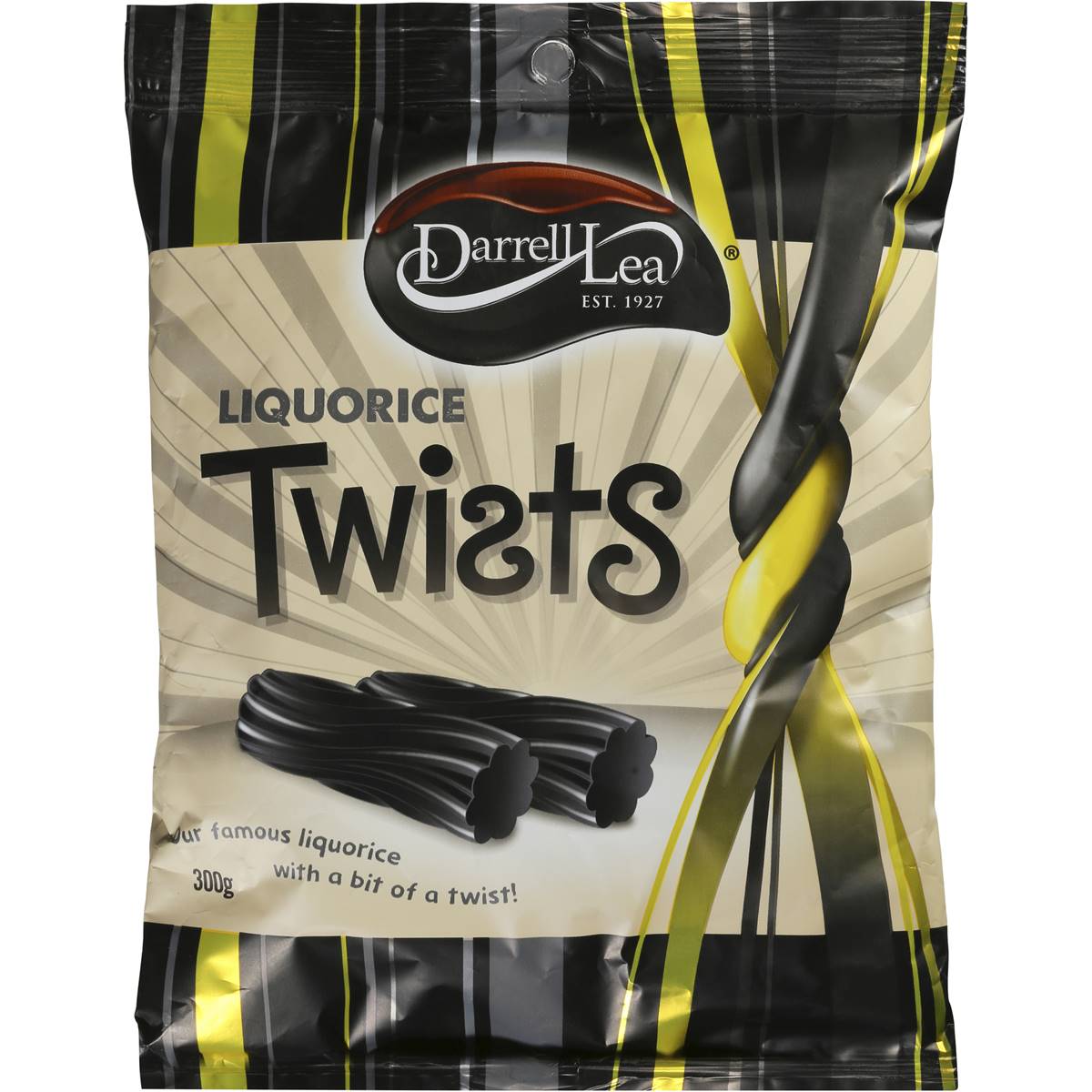 Darrell Lea Original Liquorice Twists 300g Woolworths