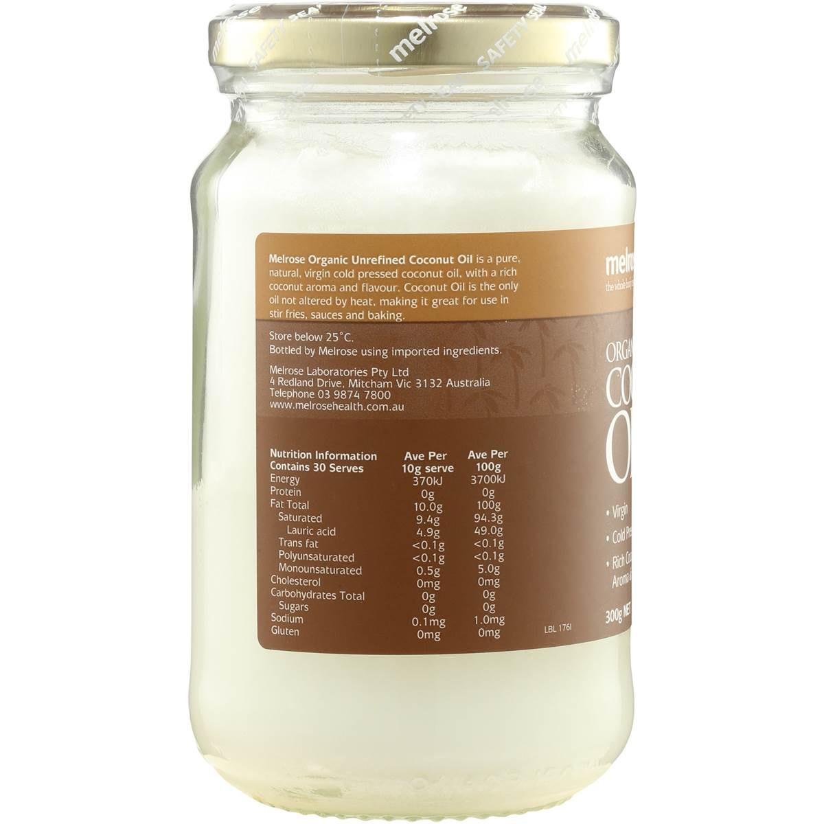 Melrose Coconut Oil 300g Woolworths