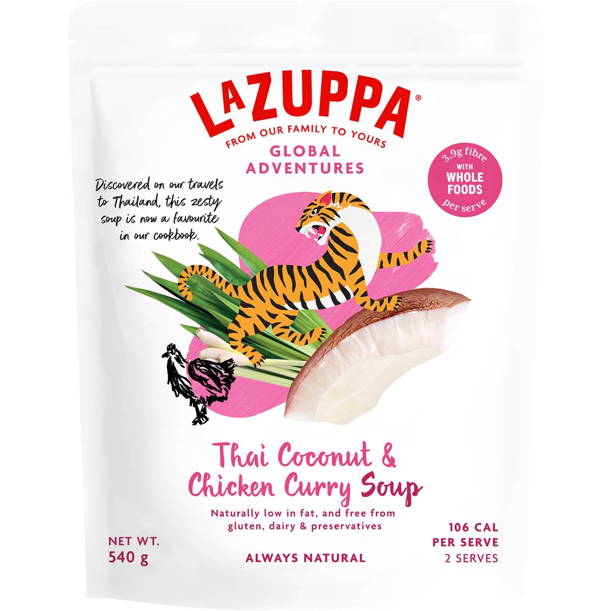 La Zuppa Soup Pouch Thai Coconut Chicken