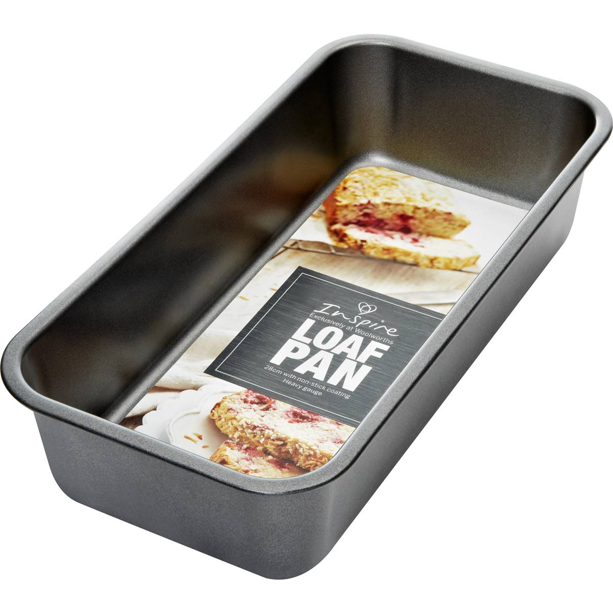 Inspire Bakeware Loaf Pan 28cm Each Woolworths
