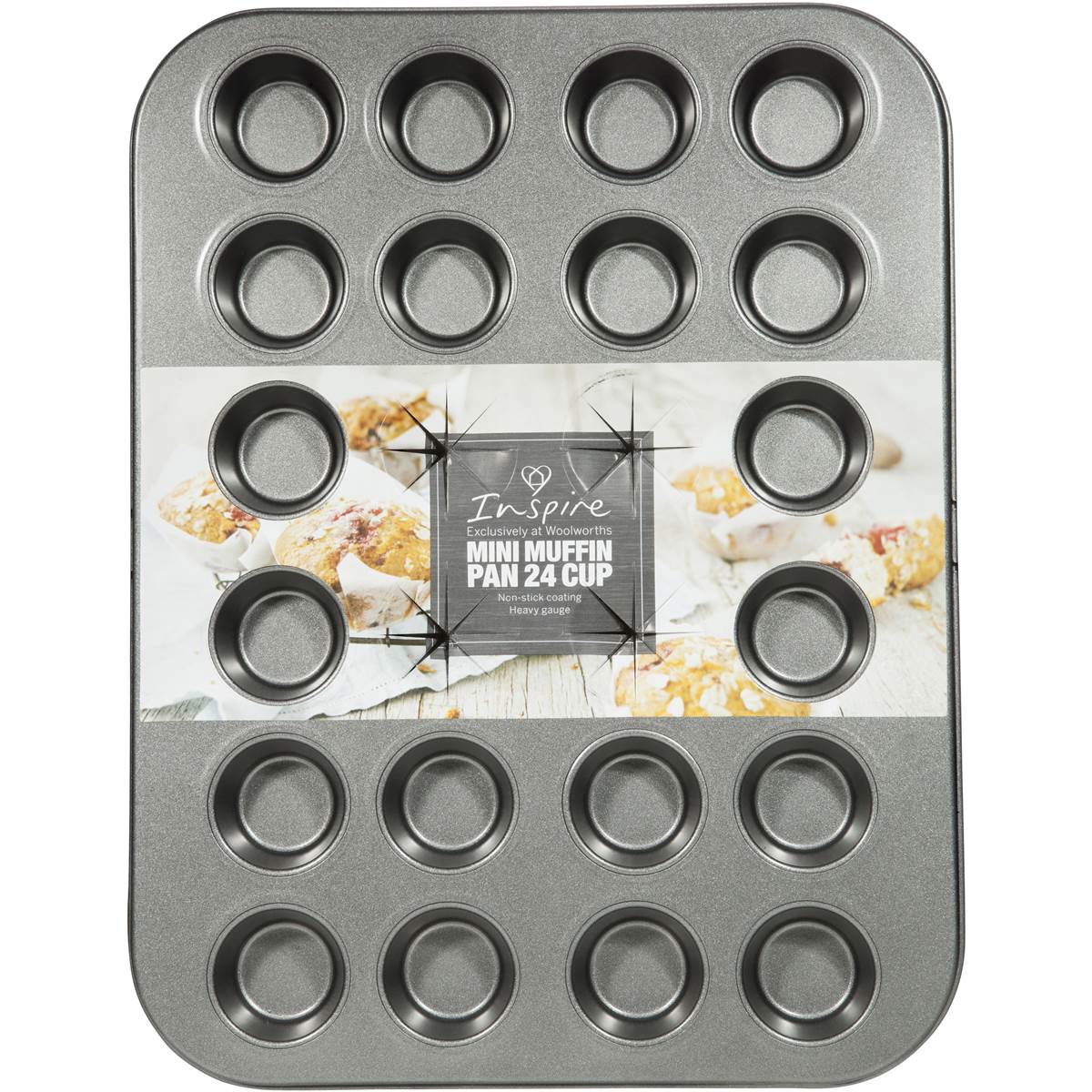 Inspire Bakeware Muffin Pan 24 Cup Each Woolworths