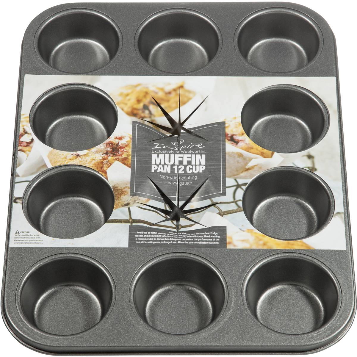 Inspire Bakeware Muffin Pan 12 Cup Each Woolworths