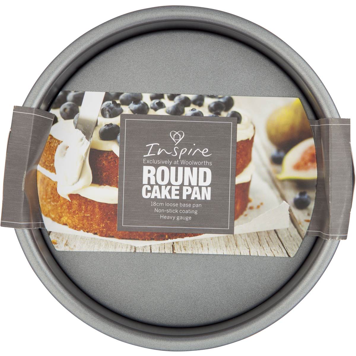 Inspire Bakeware Round Pan 18cm Each Woolworths