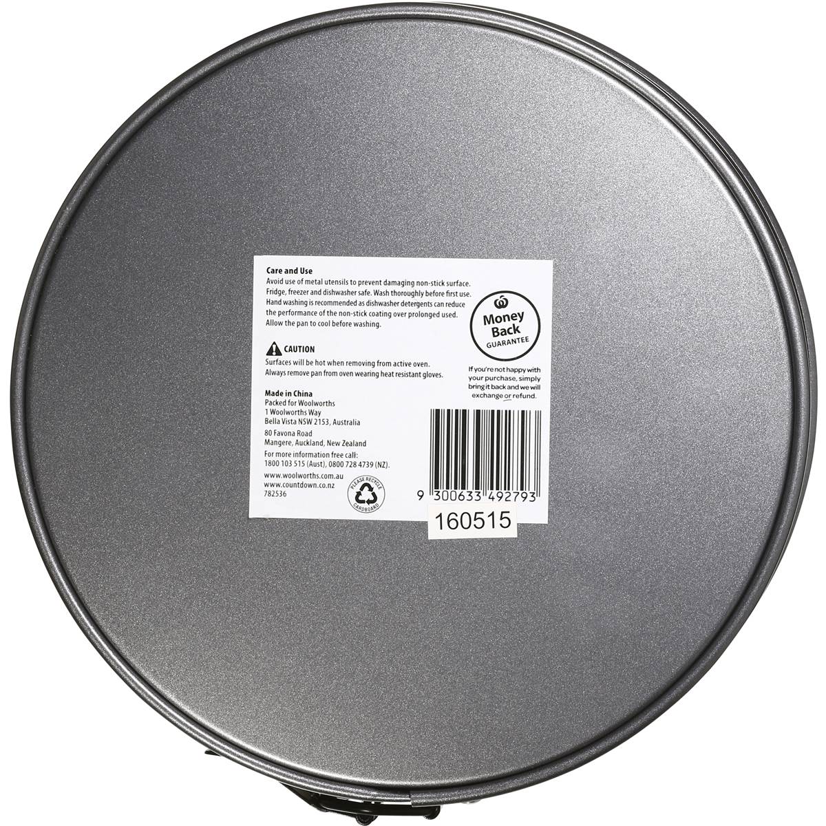 Inspire Bakeware Spring Form Pan 22.5cm Each Woolworths