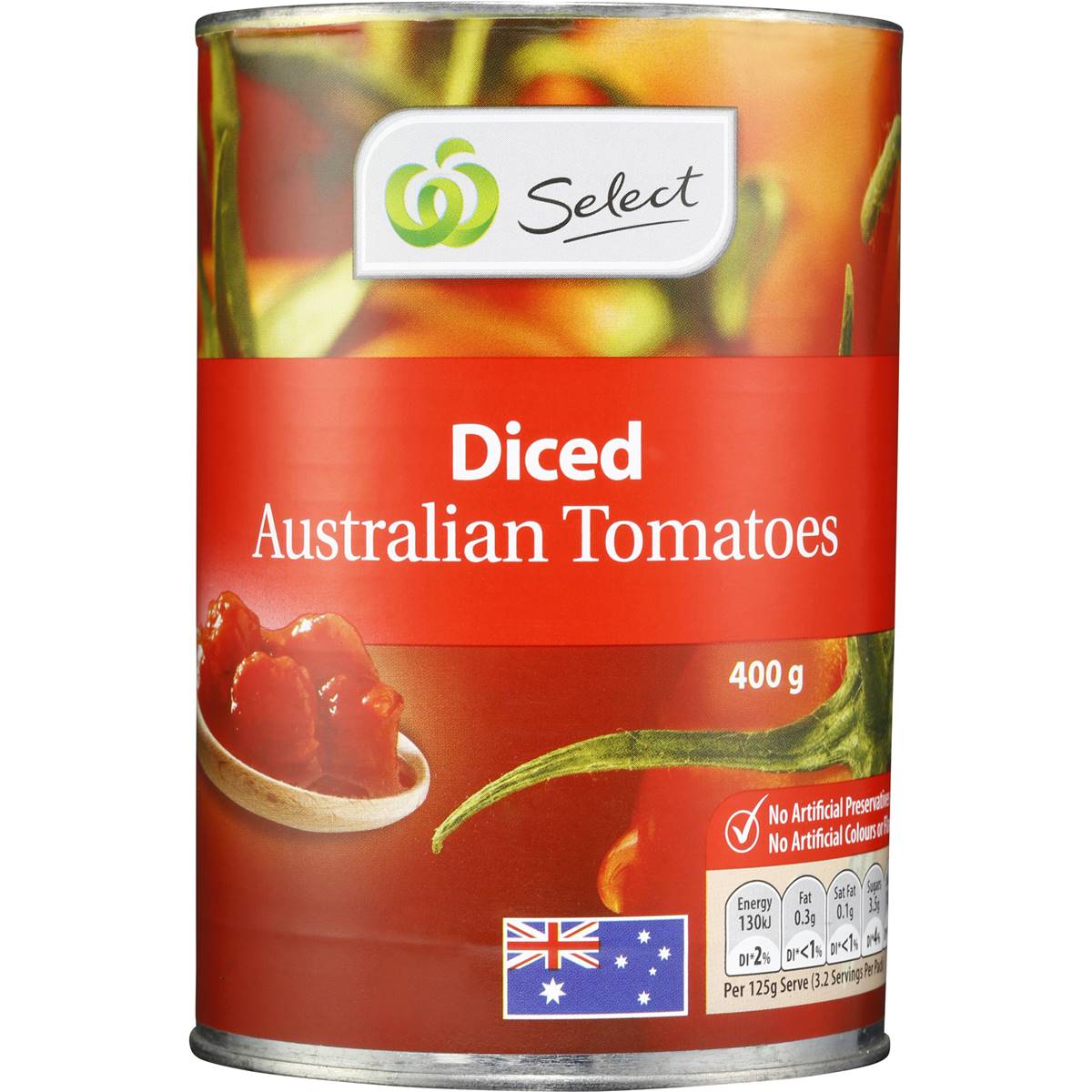 Select Tomato Diced 400g Woolworths