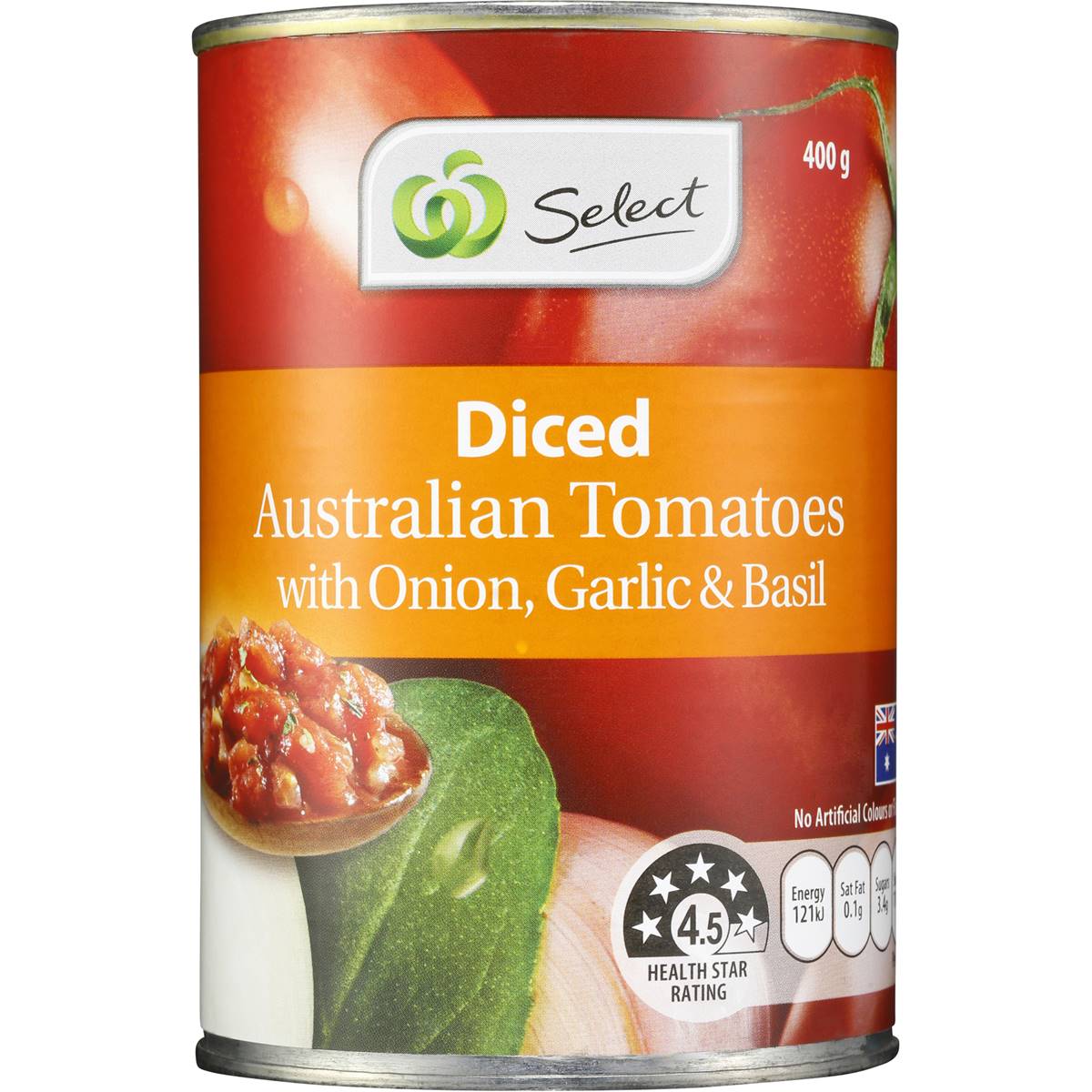 Select Garlic & Onion Tomato Basil 400g Woolworths