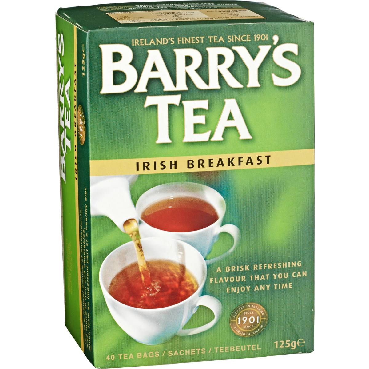 Barrys Irish Brkfst Teabags 125g Woolworths