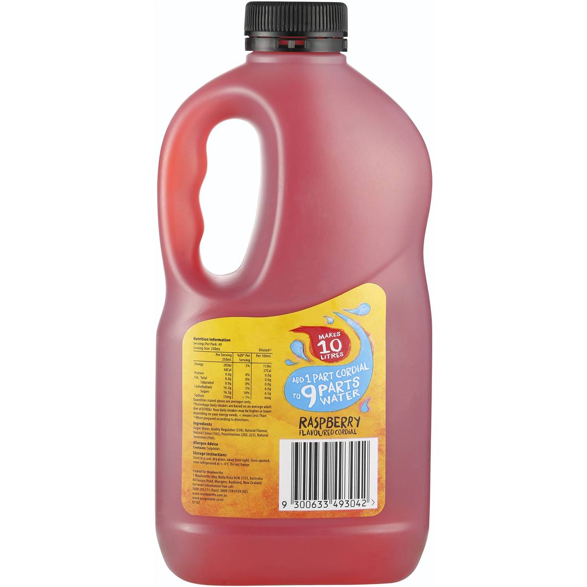 Select Raspberry Cordial 1l | Woolworths