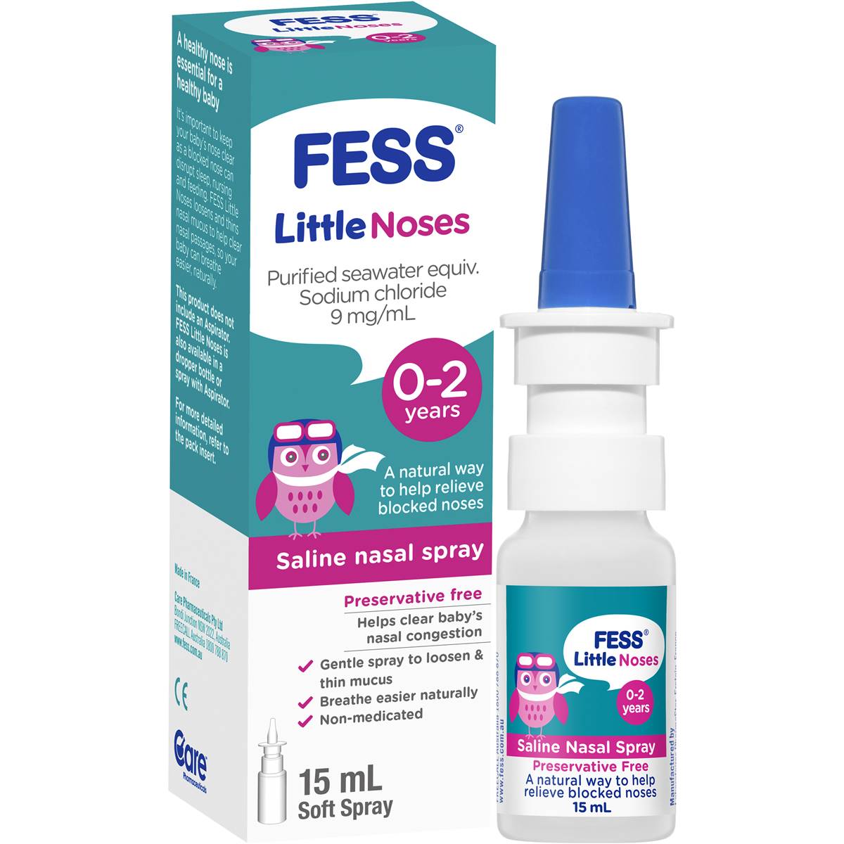 Fess Little Noses Spray 15ml Woolworths