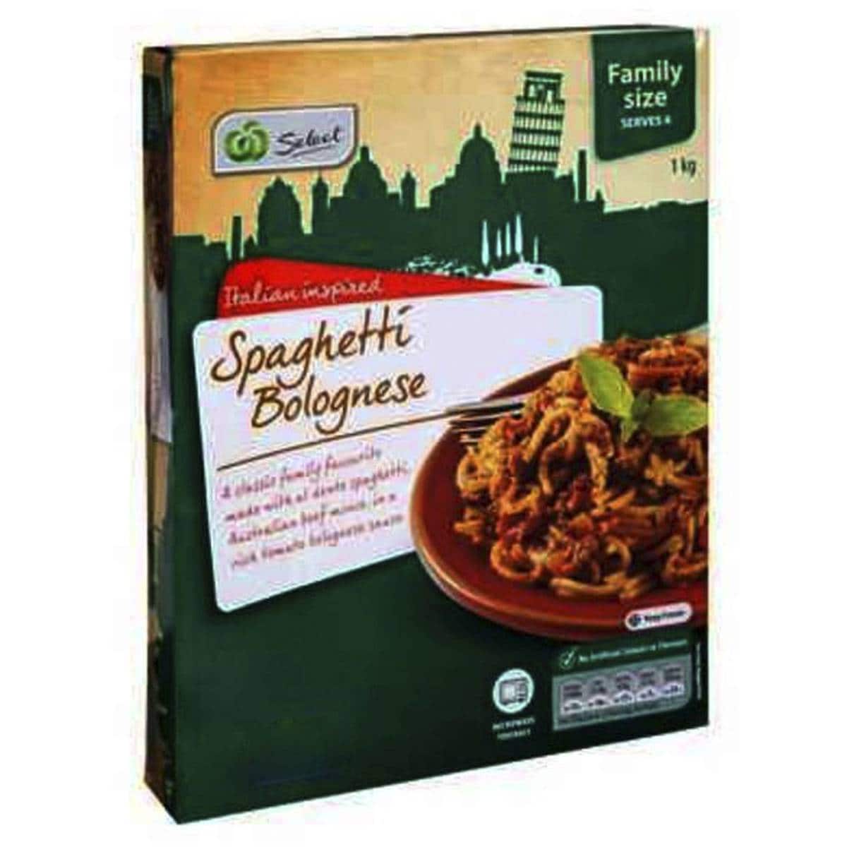 Select Spaghetti Bolognese Null