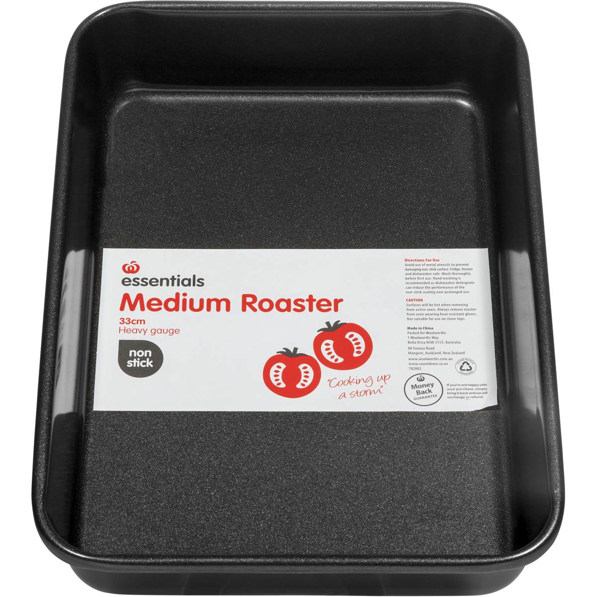 Essentials Cookware Medium Roaster Pan Each Woolworths