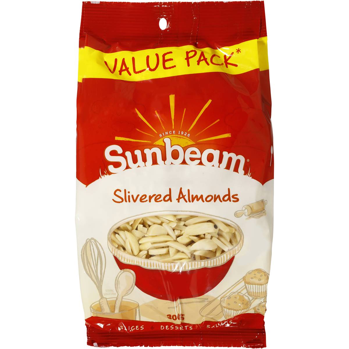 Sunbeam Almonds Slivered 300g Woolworths