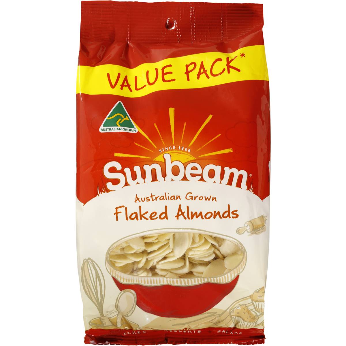 Sunbeam Almonds Flaked 300g Woolworths