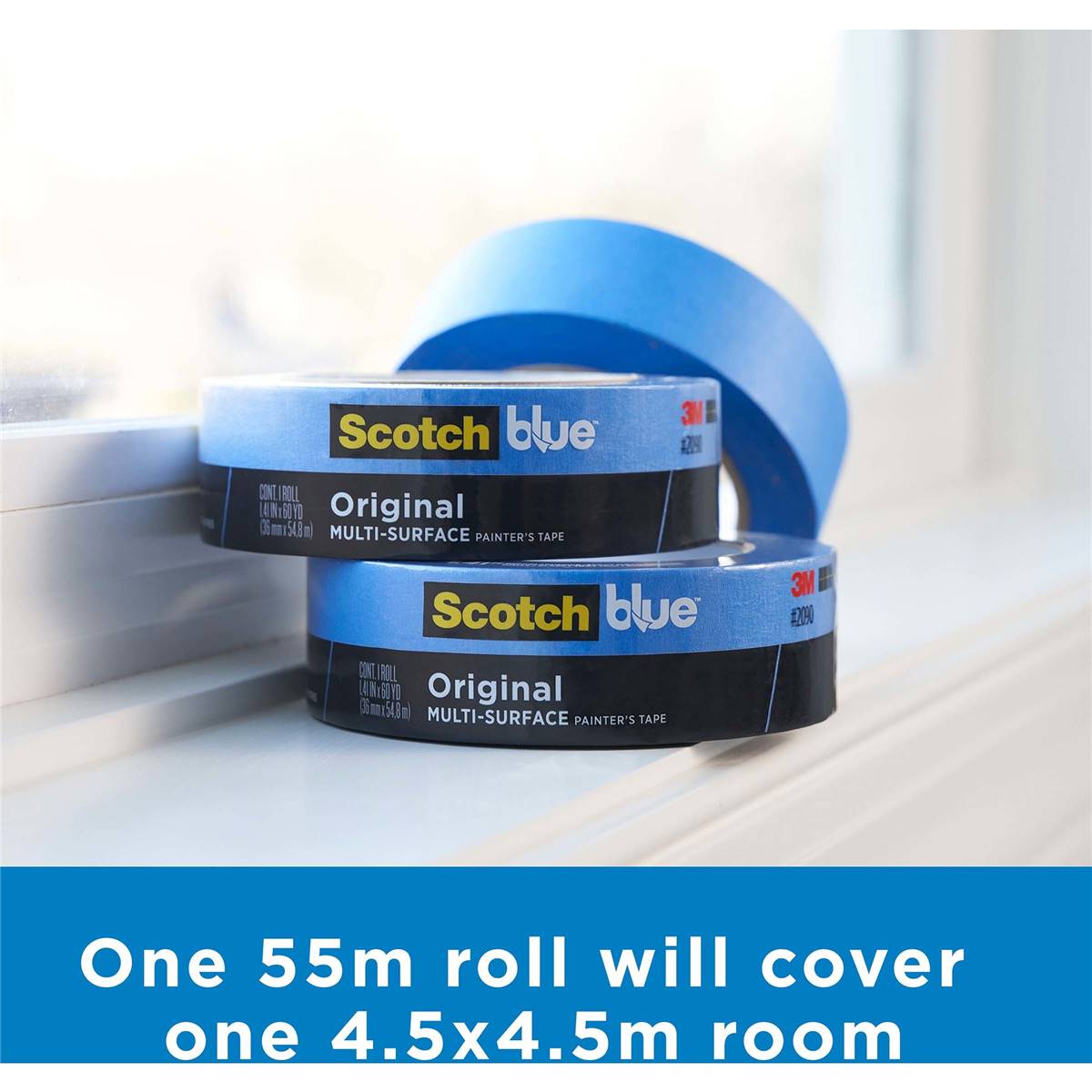 Scotch Blue Painters Tape 25mm X 55m Each Woolworths