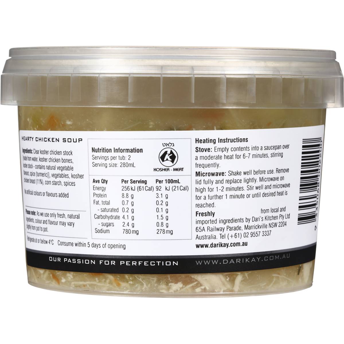Darikay Hearty Chicken Soup 560g Woolworths