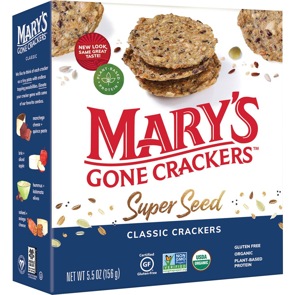 Mary's Gone Super Seed Crackers Classic 156g Woolworths