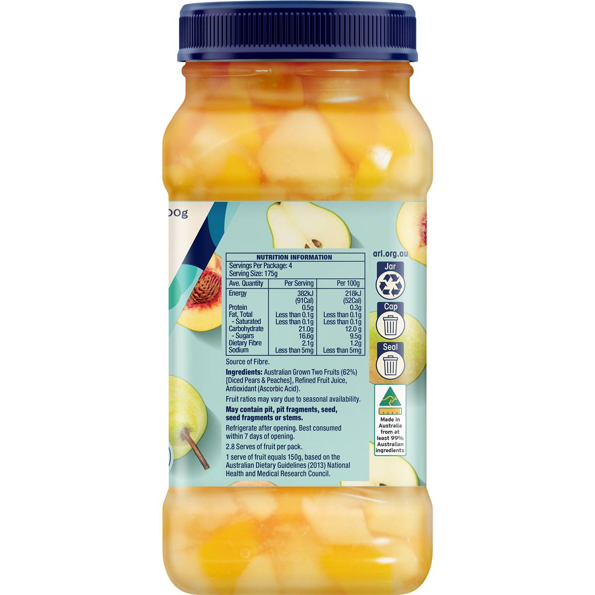 Goulburn Valley Two Fruits In Juice 700g Woolworths