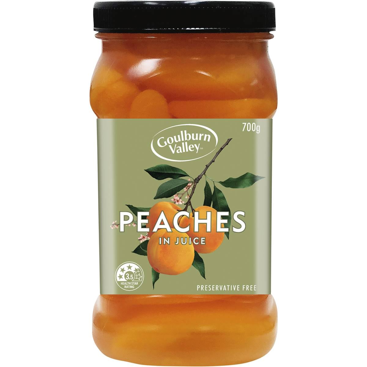 Goulburn Valley Peach Sliced In Juice 700g Woolworths