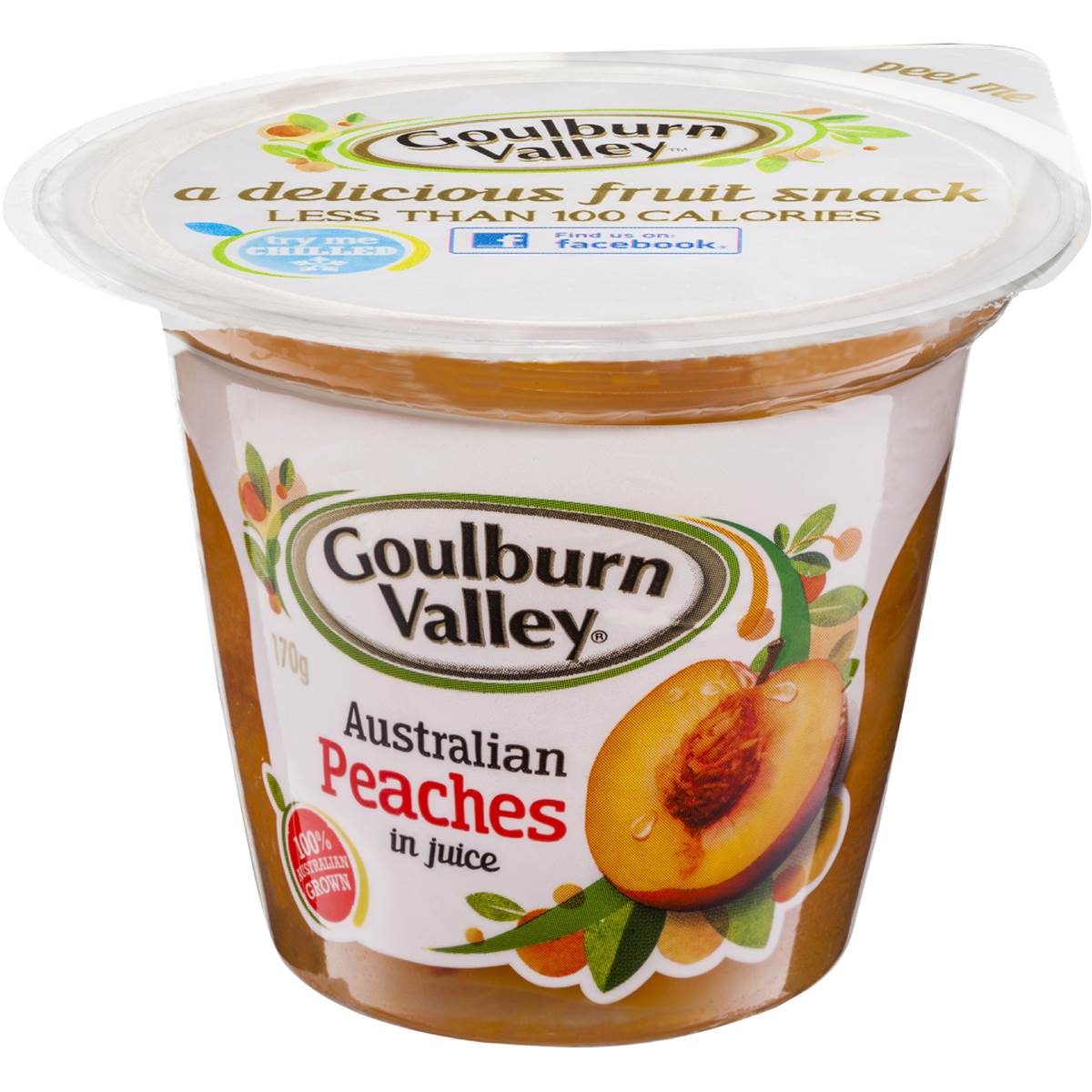 Goulburn Valley Peach 170g Woolworths