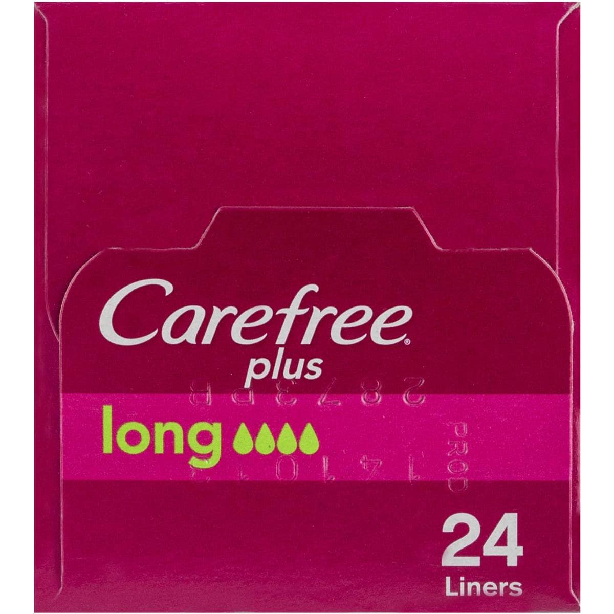 Carefree Plus Panty Liners Longs 24 Pack Woolworths