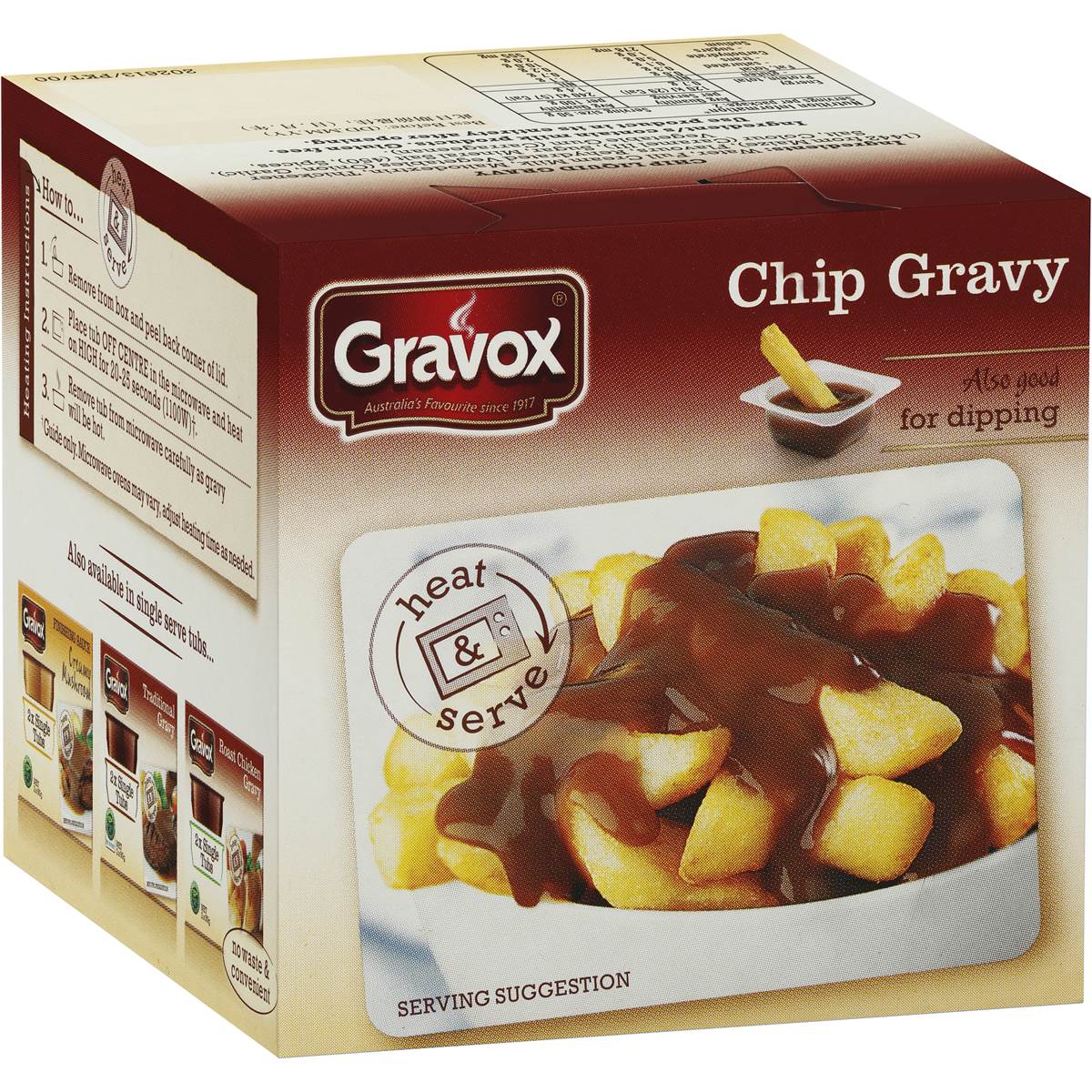 Gravox Chip Gravy Single Serve Tub Woolworths
