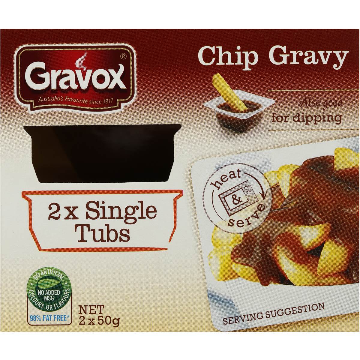 Gravox Chip Gravy Single Serve Tub Woolworths