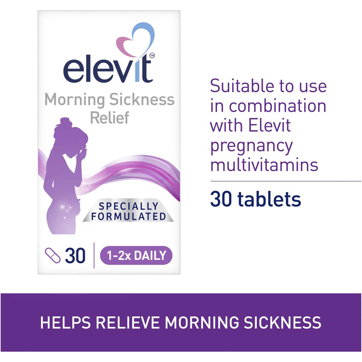 Elevit Morning Sickness Relief 30 Tablets Woolworths