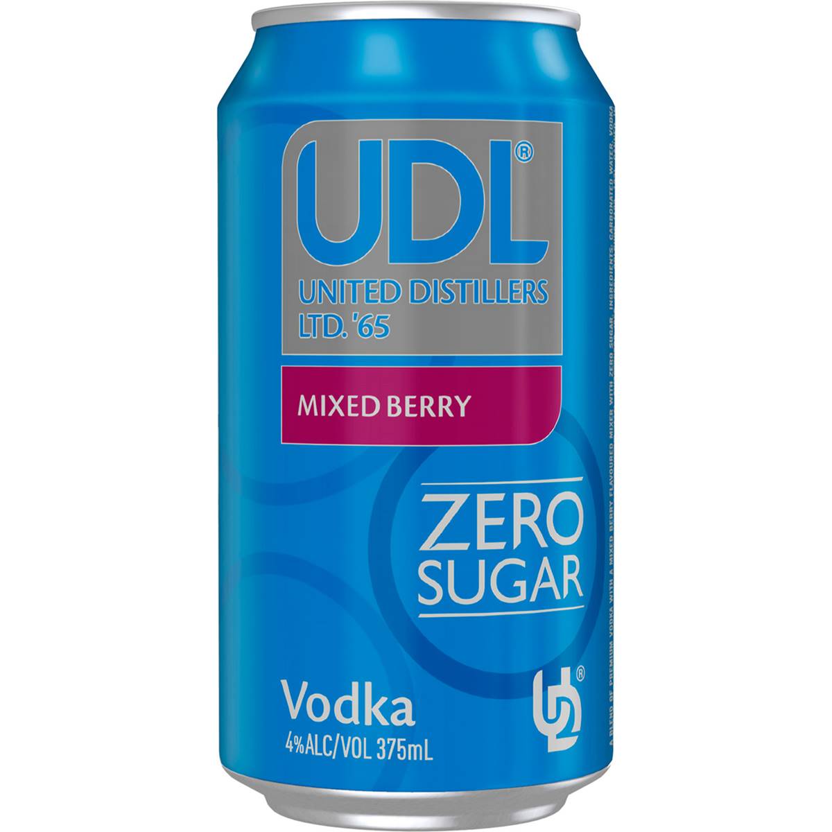 Udl Vodka Zero Mixed Berry