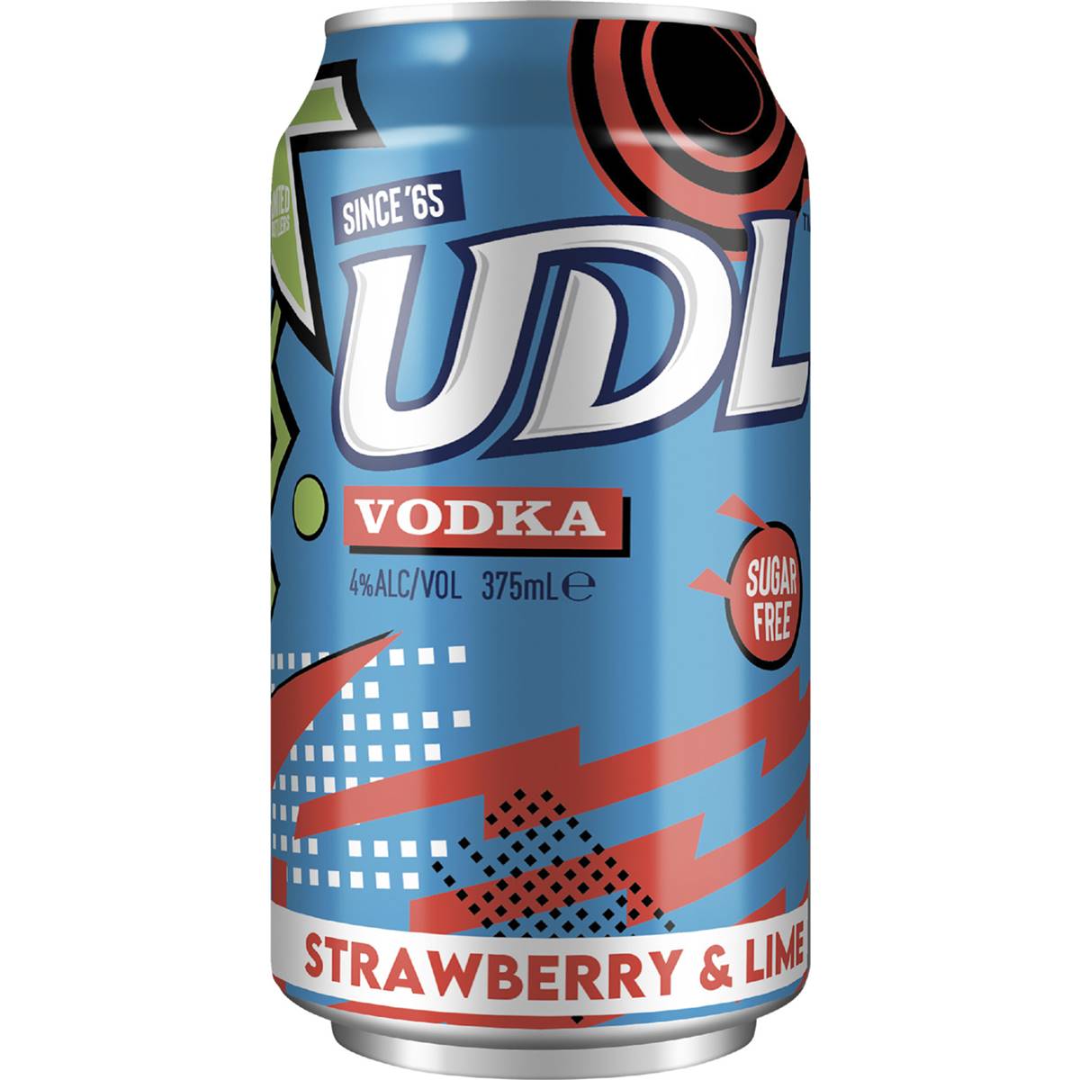 Udl Vodka Zero Strawberry & Lime