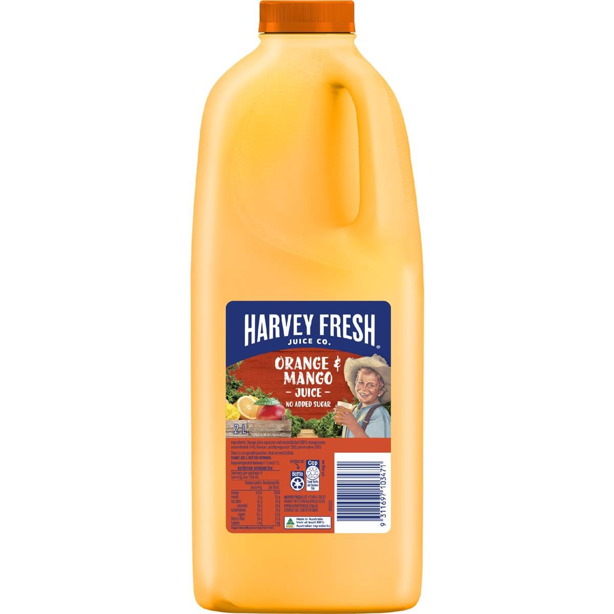 Harvey Fresh Orange & Mango Juice 2l Woolworths