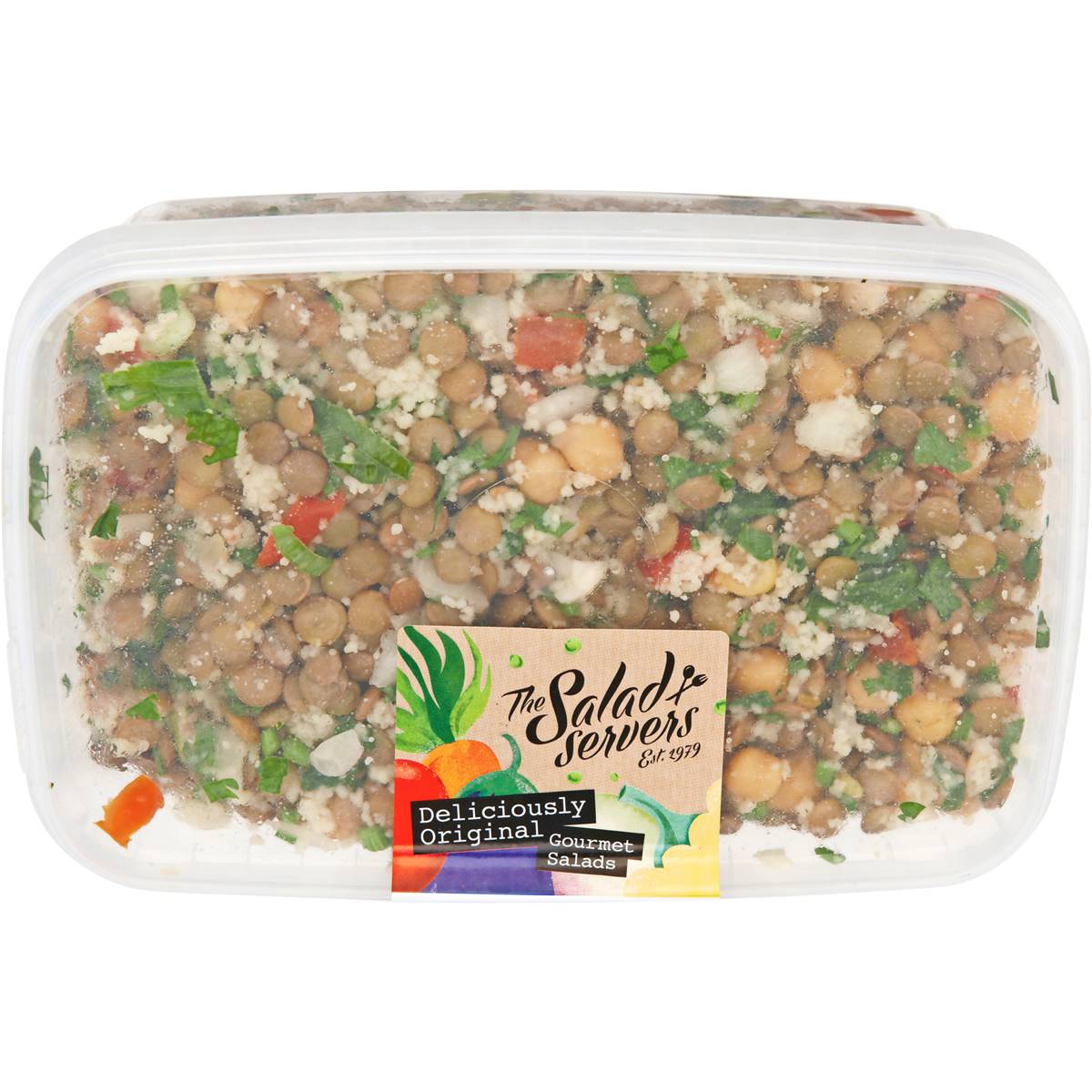 The Salad Servers Vegetable Lentil Salad 900g Woolworths